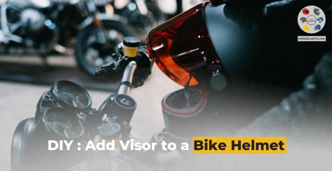 Add Visor to a Bike Helmet